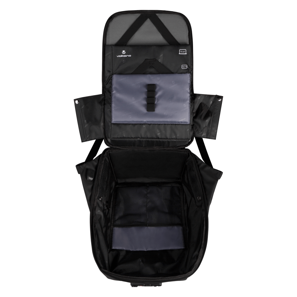 Volkano Smart Deux Laptop Backpack Black/Charcoal.