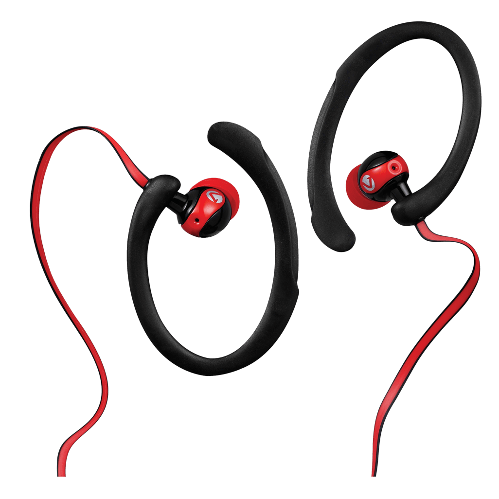 Volkano Sports Earphones BlackRed