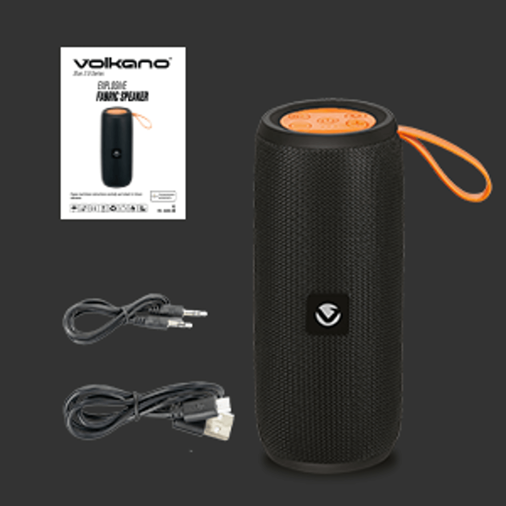 Volkano Stun 2.0 Series Bluetooth Speaker - Black