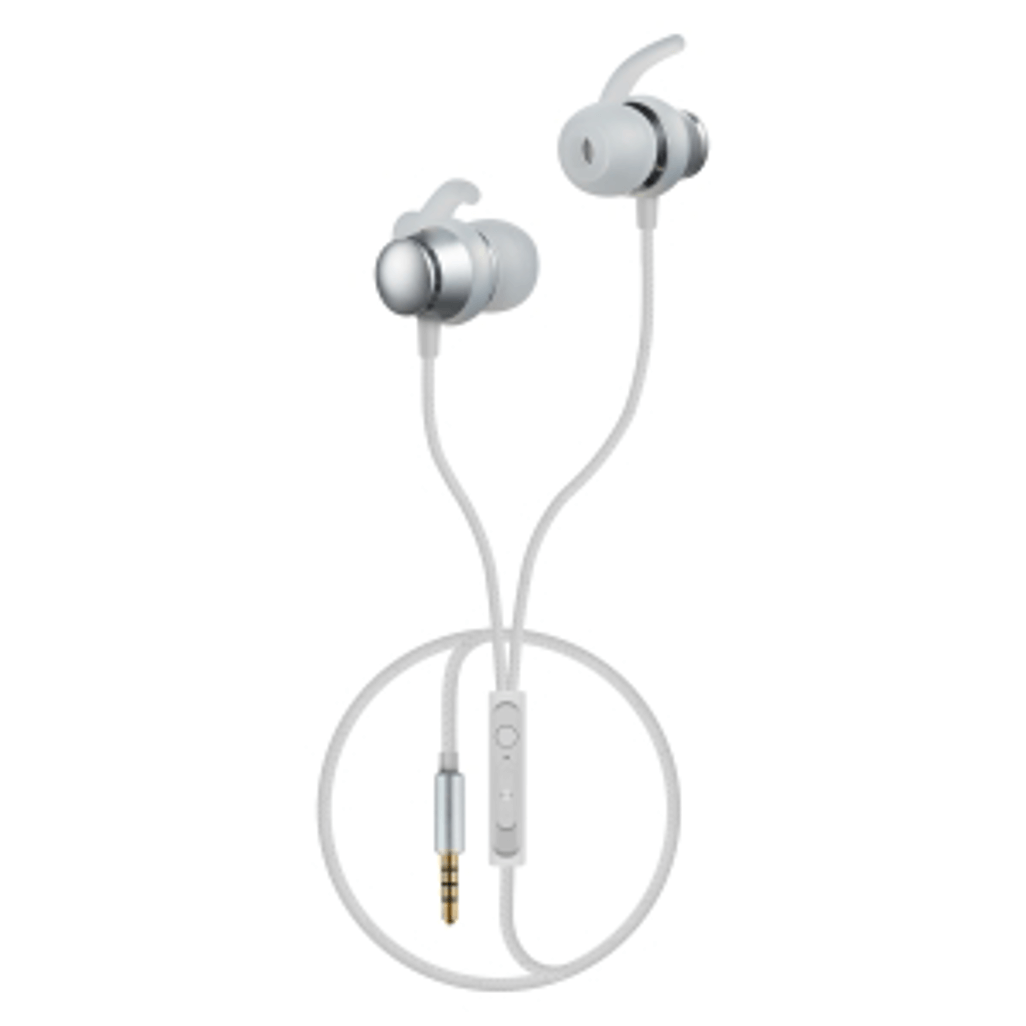 Volkano Titanium Series AUX Earphone - Silver