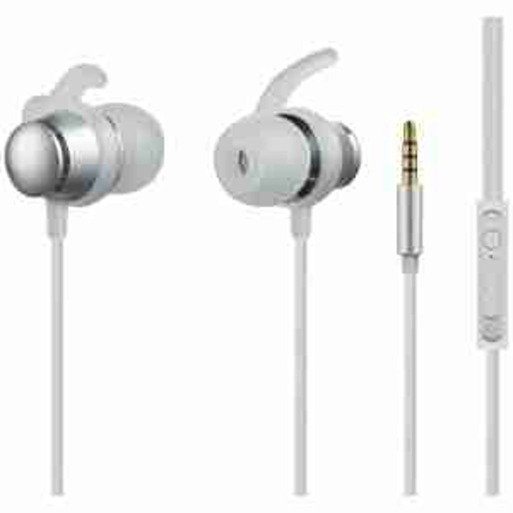 Volkano Titanium Series AUX Earphone - Silver