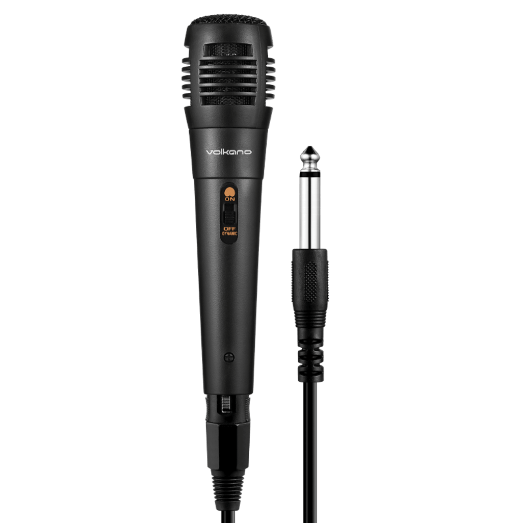 Discover the Volkano Vocal Series ABS wired microphone in black – a must-have for stunning audio quality!