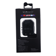 Volkano Worldwide Series Travel Adapter PD 25W + QC, compact design with multiple plug options and fast charging capabilities.