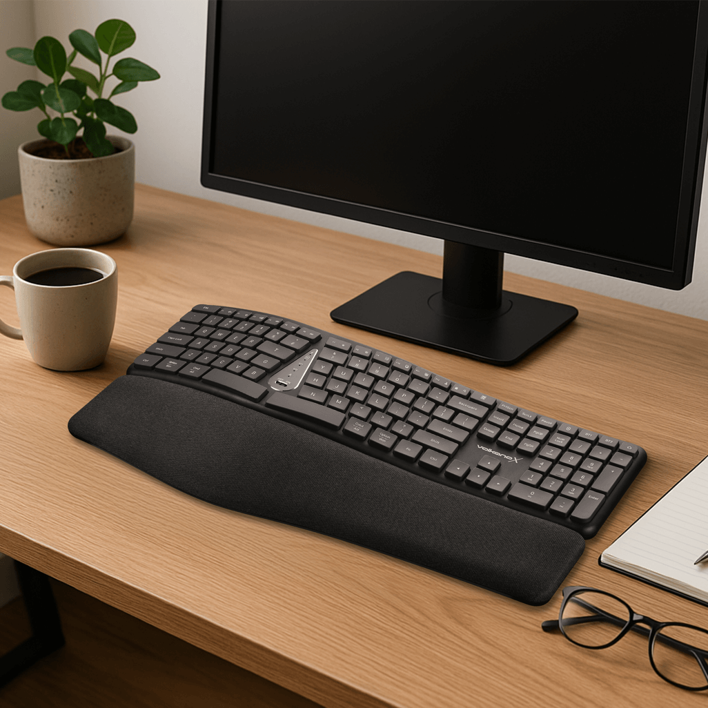 VolkanoX Ergo Bluetooth Wireless Keyboard