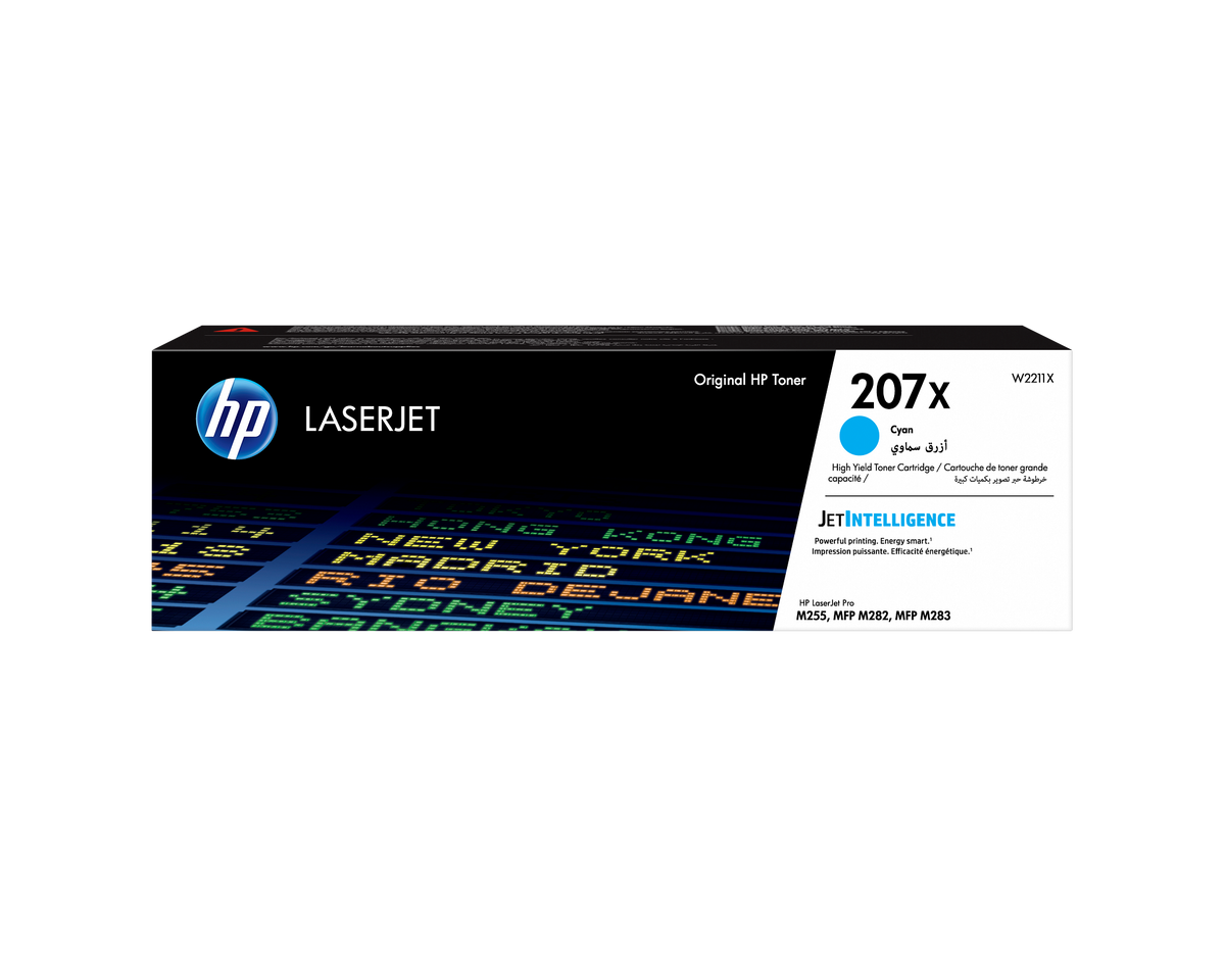HP # 207X Cyan LaserJet Toner Cartridge - Color LaserJet Pro M225/MFP M283